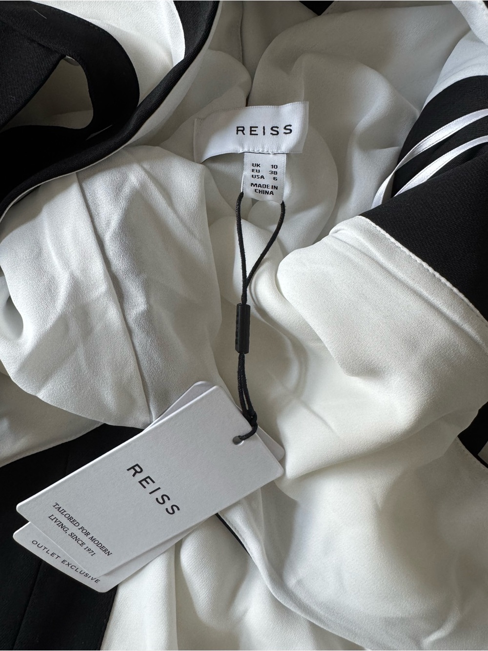 REISS Rae-Col Block Column Dress - Picture 7 of 10